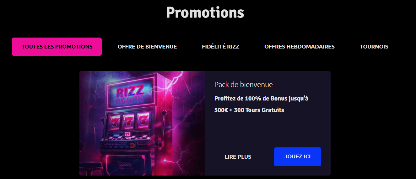 rizz casino avis