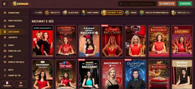 baccarat casinos en ligne les règles du baccarat