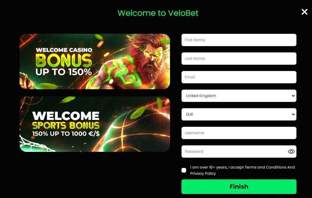 avis velobet casino