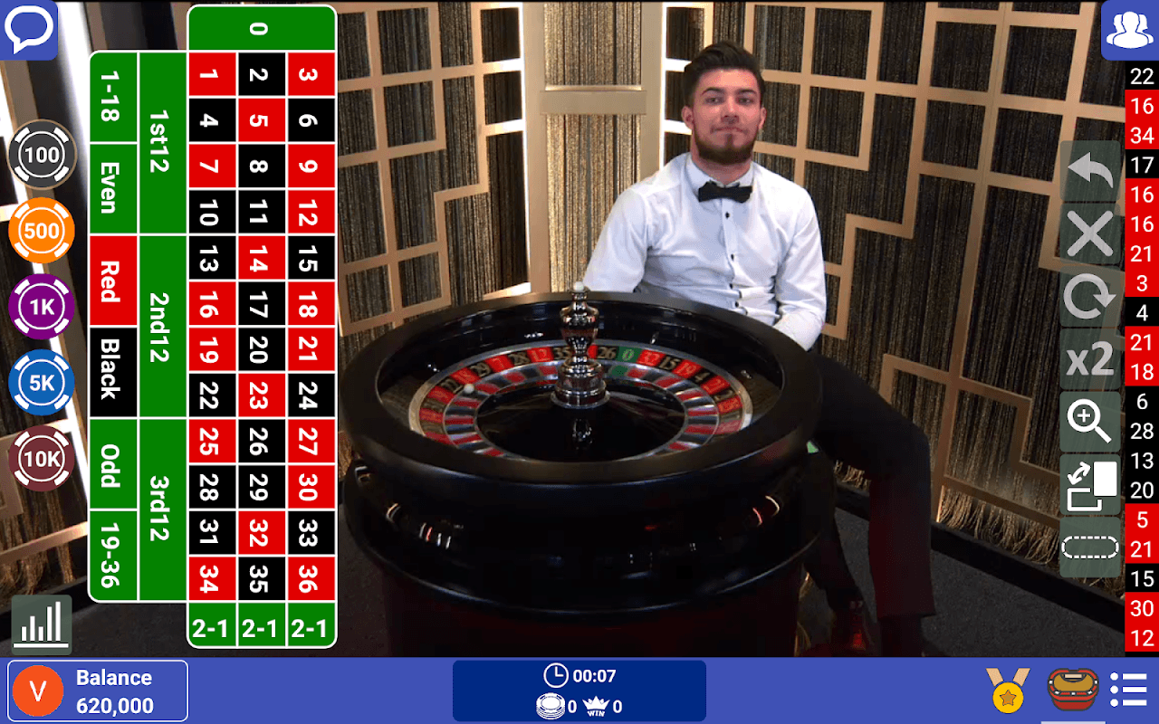 roulette live payante
